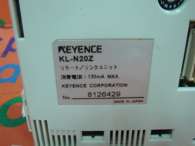 KEYENCE CORPORATION KL-N20Z - PLC DCS SERVO Control MOTOR POWER SUPPLY IPC  ROBOT